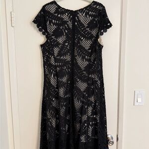 Alfani Black Lace Midi Dress